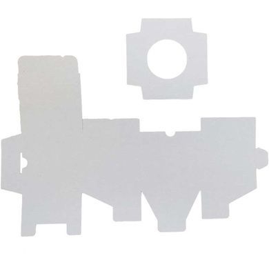 Коробка (085 х 85 х 85), белая, на 1 кекс