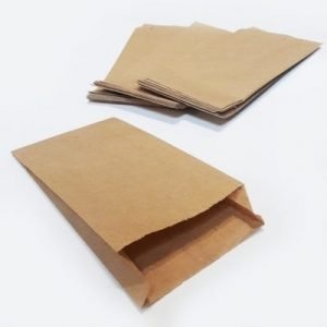 Пакет бумажный Саше 420*250*80 мм - 40 гр/м2 - бурый