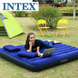 Надувний матрац INTEX - 152*203*25 см + две подушки + насос - двомісний