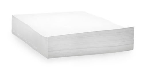 Крафт папір у листах БІЛИЙ 40 гр/м2 – 200 мм × 300 мм