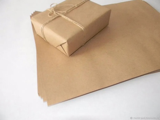 Упаковочная бумага в листах 90 гр/м2 – 600 мм × 420 мм