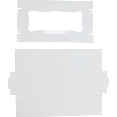 Коробка (450 x 200 х 150), белая, для рулетов