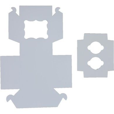 Коробка (150 х 120 х 90), белая, на 2 кекса